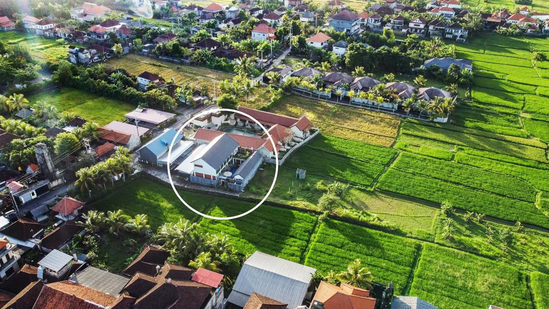 White Blue House 6 -Pvt Room, Shared Pool&Kitchen Ubud 0*,